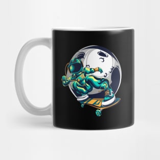 Astronaut Freestyle Skateboard Mug